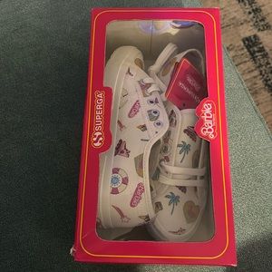 New Superga Barbie shoes never worn woman’s 5 1/2